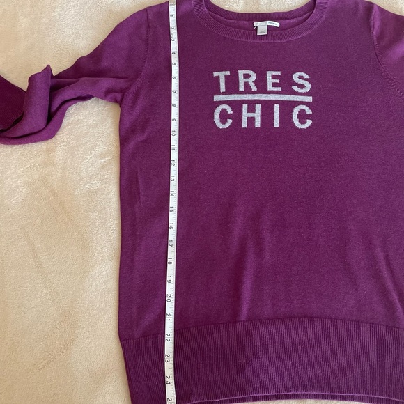 Halogen “Tres Chic” Crewneck Sweater - Size M - Picture 8 of 10